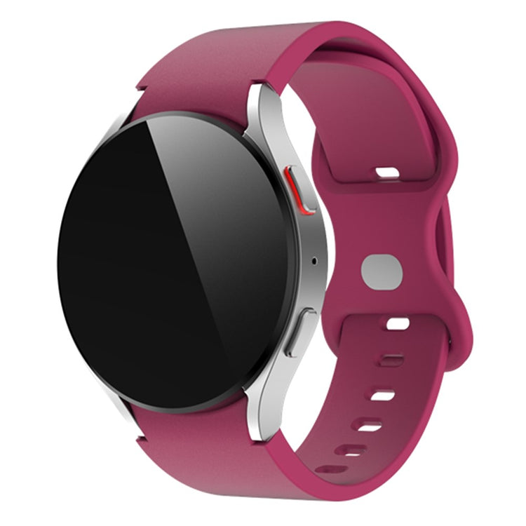 Helt Vildt Skøn Silikone Universal Rem passer til Samsung Smartwatch - Rød#serie_7