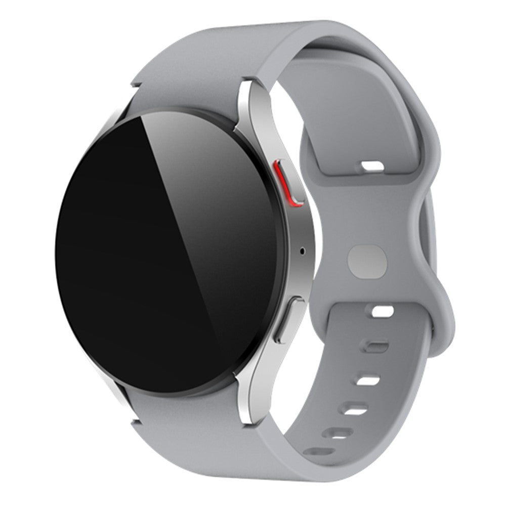 Helt Vildt Skøn Silikone Universal Rem passer til Samsung Smartwatch - Sølv#serie_8