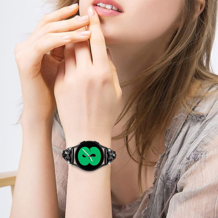 Metal Universal Rem passer til Samsung Galaxy Watch 6 (40mm) / Samsung Galaxy Watch 6 (44mm) - Sort#serie_1