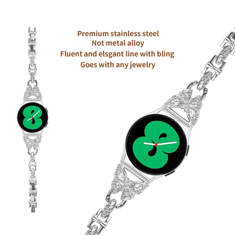 Metal Universal Rem passer til Samsung Galaxy Watch 6 (40mm) / Samsung Galaxy Watch 6 (44mm) - Sølv#serie_4