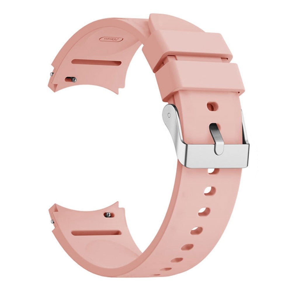 Pænt Metal Og Silikone Universal Rem passer til Samsung Smartwatch - Pink#serie_1