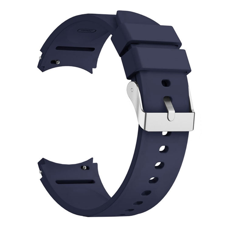 Pænt Metal Og Silikone Universal Rem passer til Samsung Smartwatch - Blå#serie_10
