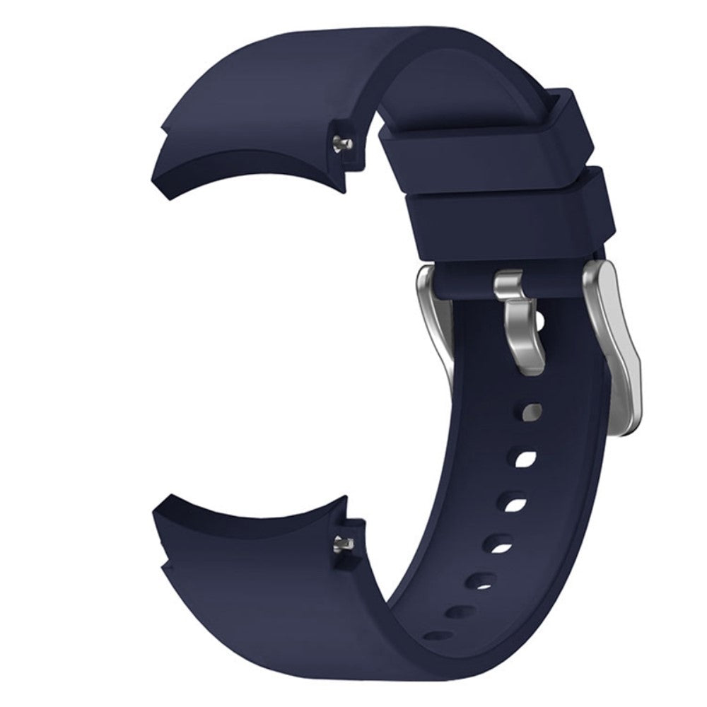 Pænt Metal Og Silikone Universal Rem passer til Samsung Smartwatch - Blå#serie_10