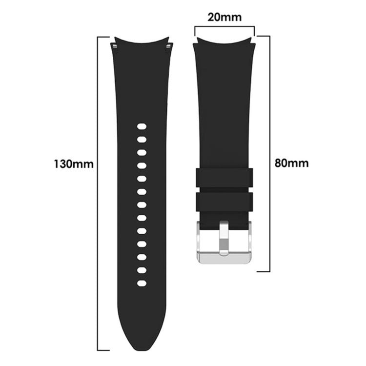 Pænt Metal Og Silikone Universal Rem passer til Samsung Smartwatch - Hvid#serie_3