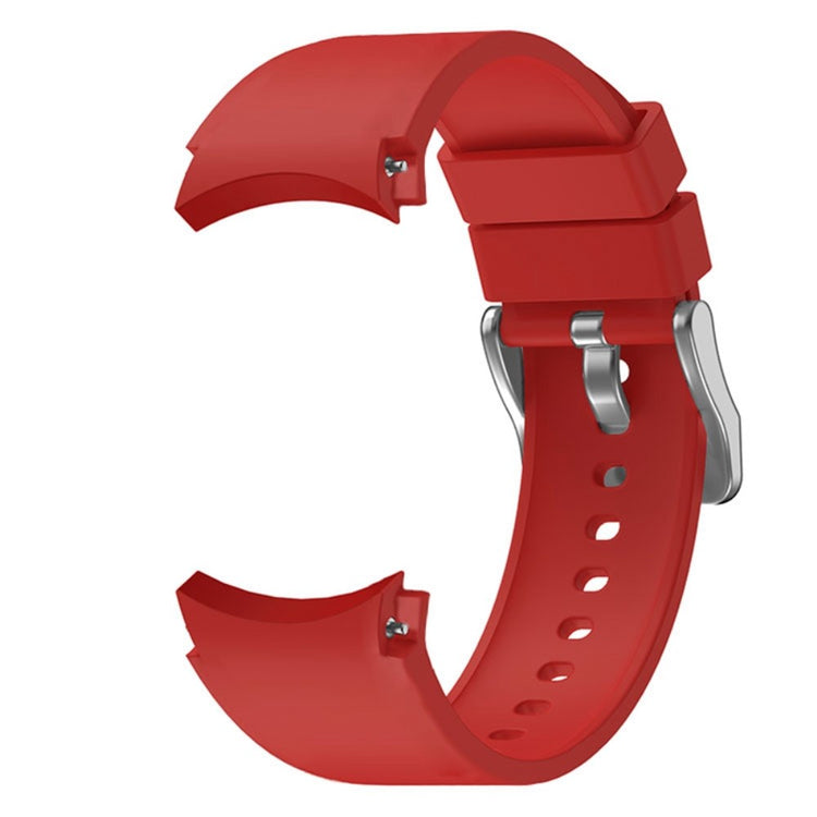 Pænt Metal Og Silikone Universal Rem passer til Samsung Smartwatch - Rød#serie_4