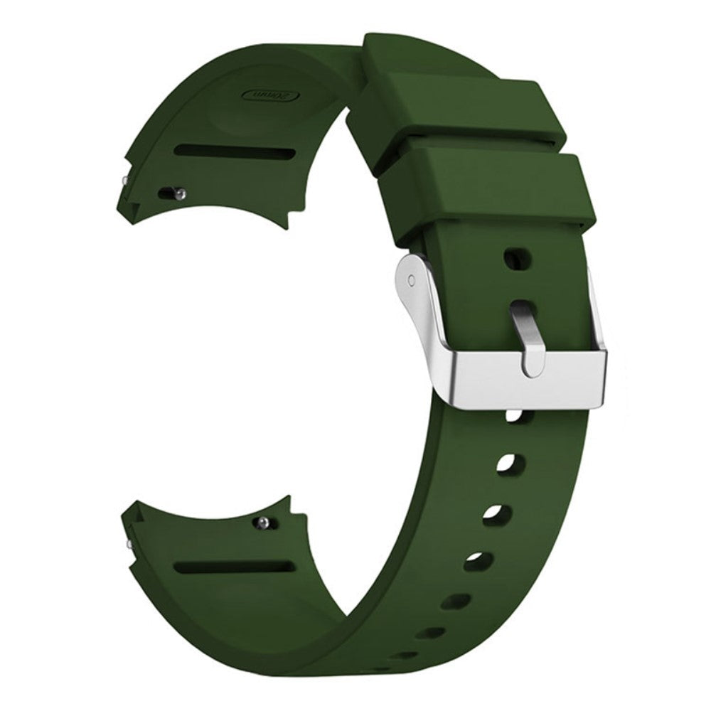 Pænt Metal Og Silikone Universal Rem passer til Samsung Smartwatch - Grøn#serie_6