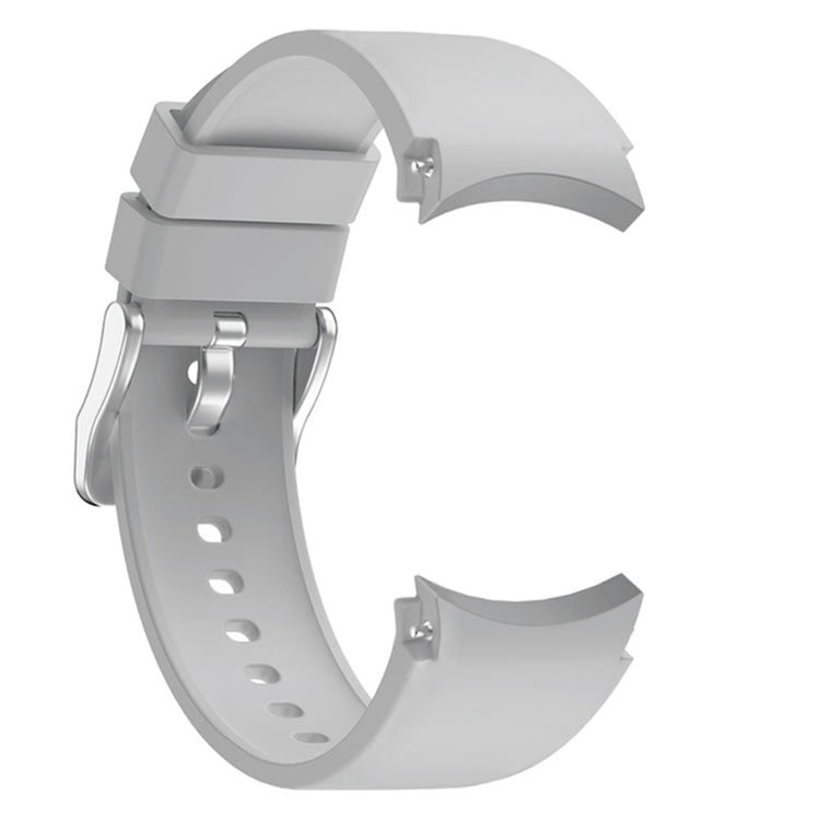 Pænt Metal Og Silikone Universal Rem passer til Samsung Smartwatch - Sølv#serie_7