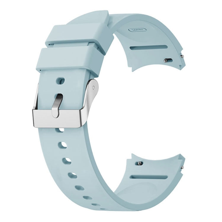 Pænt Metal Og Silikone Universal Rem passer til Samsung Smartwatch - Blå#serie_8