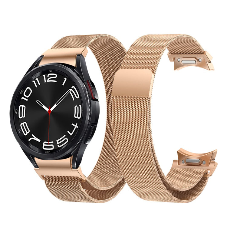 Fremragende Metal Universal Rem passer til Samsung Smartwatch - Pink#serie_1
