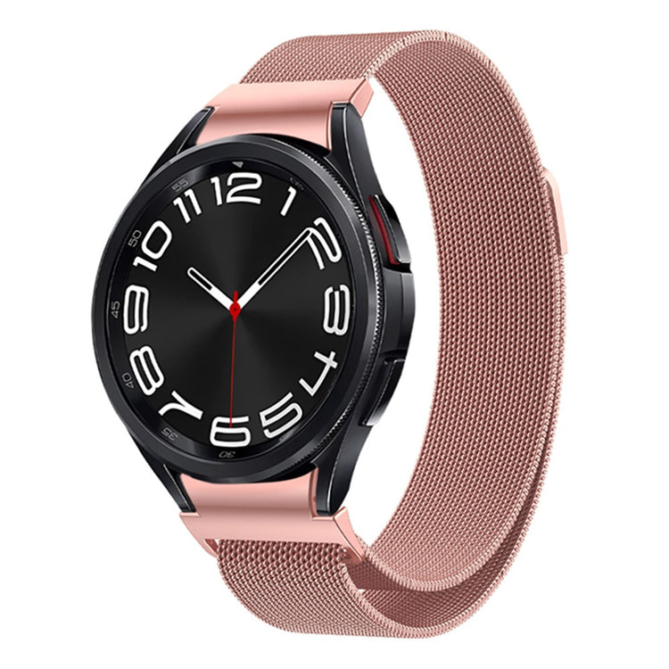 Fremragende Metal Universal Rem passer til Samsung Smartwatch - Pink#serie_2
