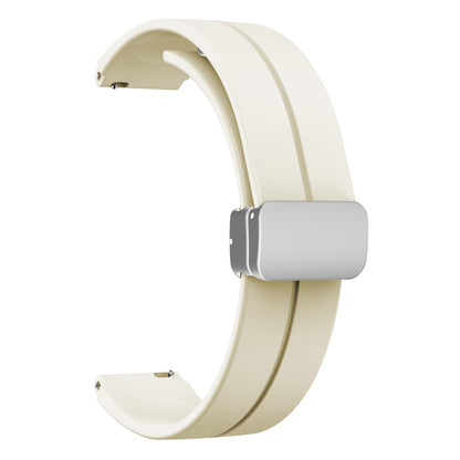 Helt Vildt Komfortabel Silikone Universal Rem passer til Smartwatch - Hvid#serie_14