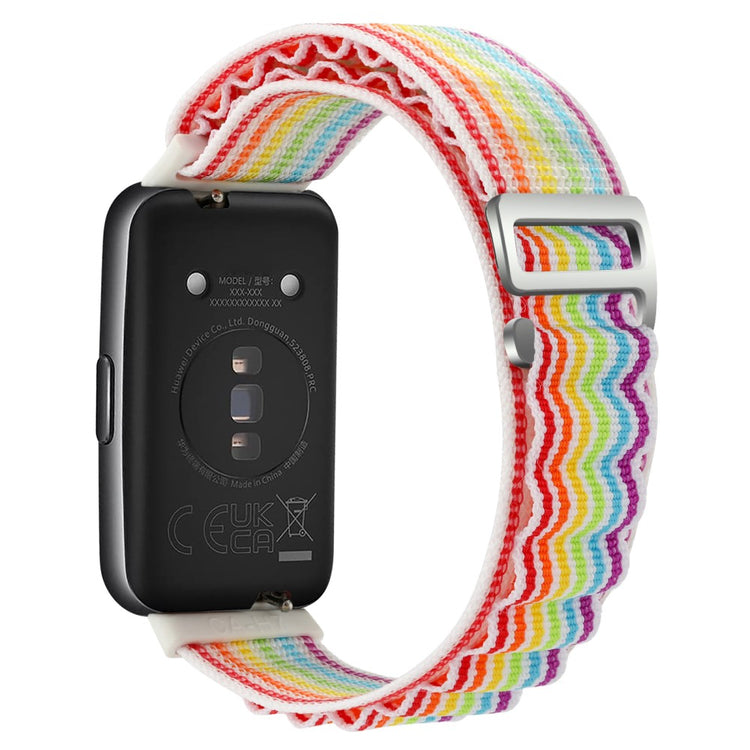 Helt Vildt Nydelig Nylon Rem passer til Huawei Band 7 - Pink#serie_4