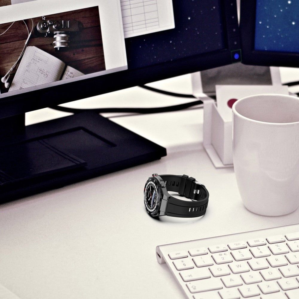 Meget Nydelig Silikone Universal Rem passer til Smartwatch - Brun#serie_10