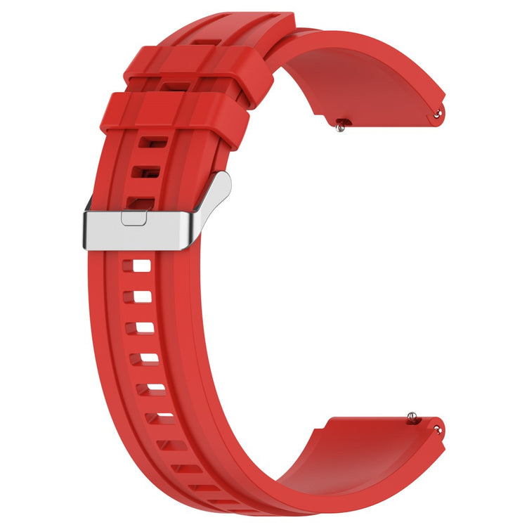 Meget Nydelig Silikone Universal Rem passer til Smartwatch - Rød#serie_2