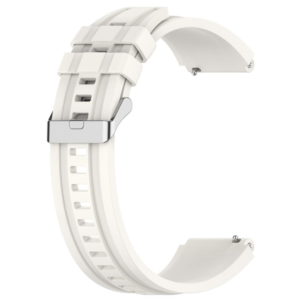 Meget Nydelig Silikone Universal Rem passer til Smartwatch - Hvid#serie_4