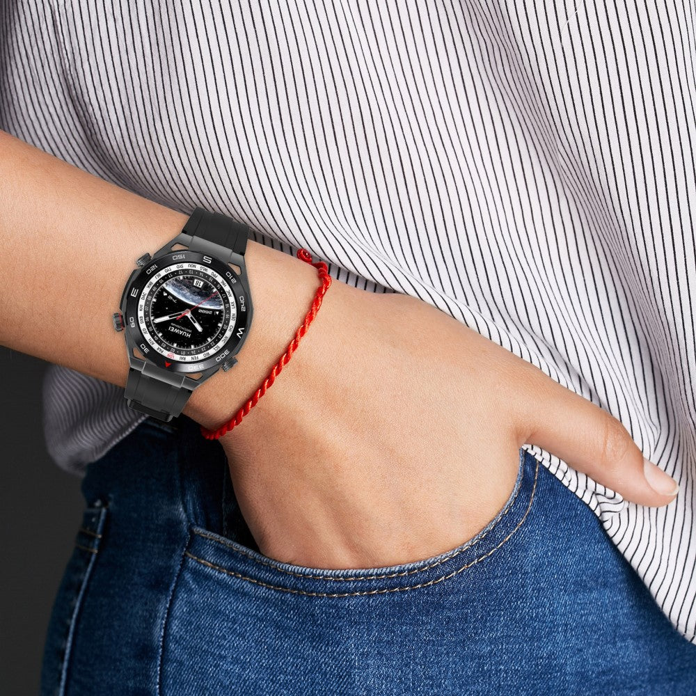 Meget Nydelig Silikone Universal Rem passer til Smartwatch - Blå#serie_5