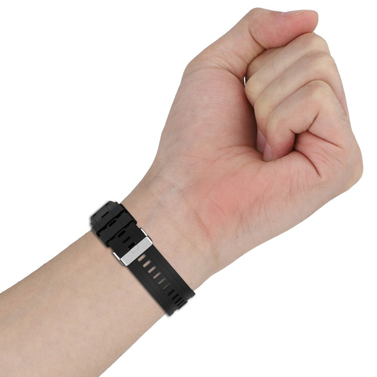 Meget Nydelig Silikone Universal Rem passer til Smartwatch - Blå#serie_7