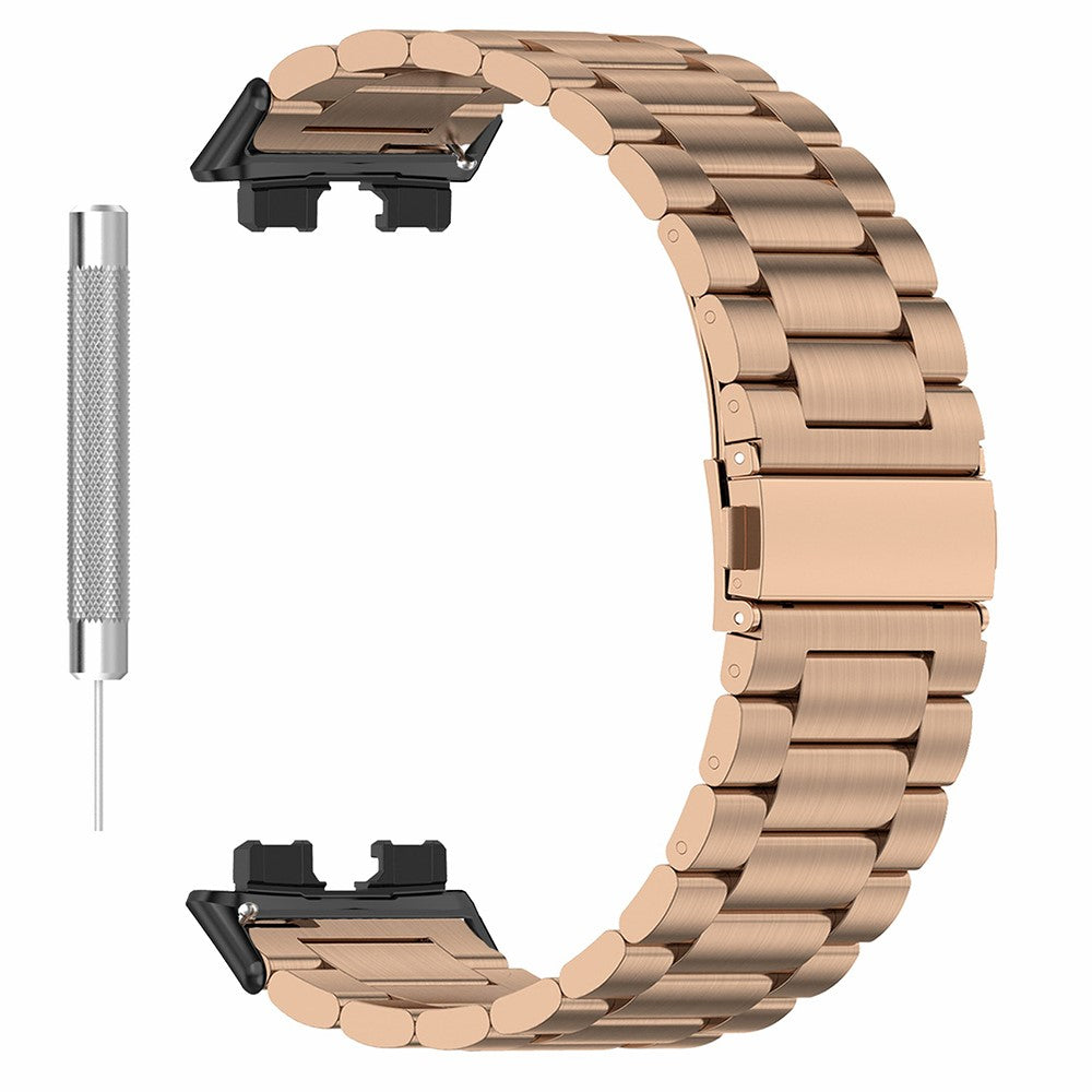 Mega Flot Metal Rem passer til Huawei Band 8 - Pink#serie_2