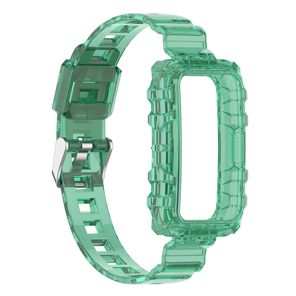 Tidsløst Silikone Universal Rem passer til Smartwatch - Grøn#serie_1