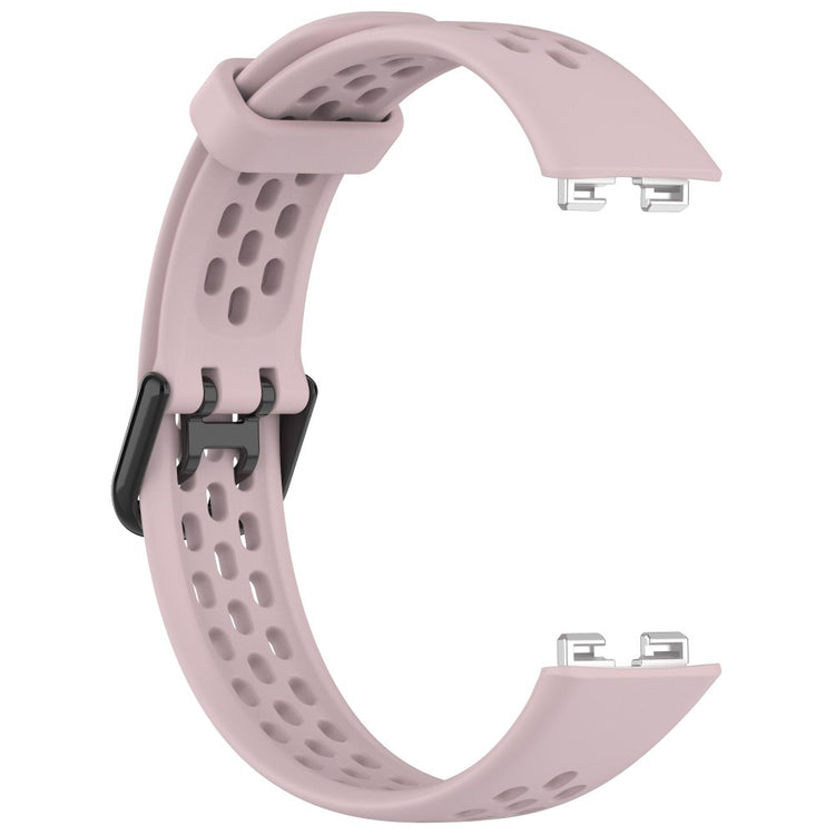 Helt Vildt Holdbart Silikone Rem passer til Huawei Band 8 - Pink#serie_8