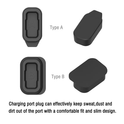 Super Pænt Silikone Cover passer til Coros Smartwatch - Sort#serie_1