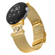 Suveränt Google Pixel Watch Metall Och Strass Armband