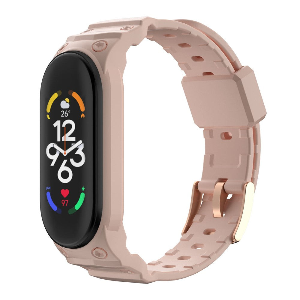 Rigtigt Skøn Silikone Universal Rem passer til Xiaomi Smartwatch - Pink#serie_2