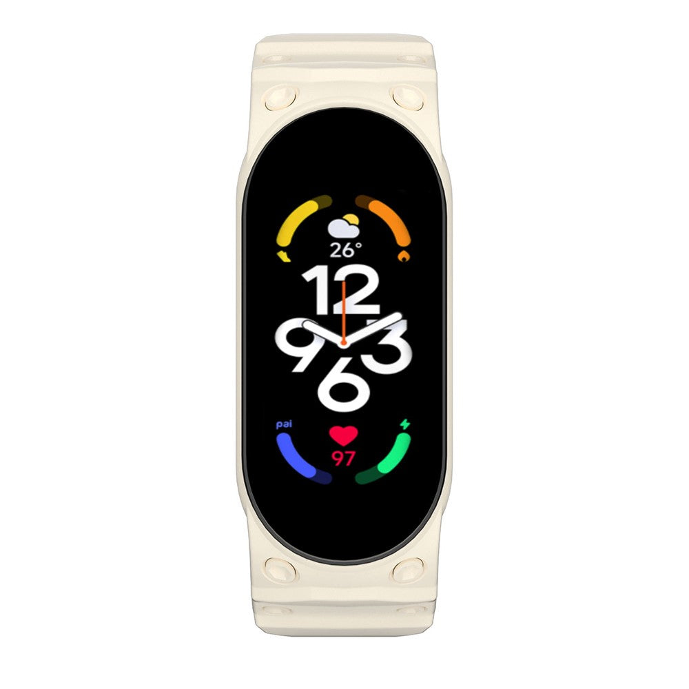 Rigtigt Skøn Silikone Universal Rem passer til Xiaomi Smartwatch - Sølv#serie_4