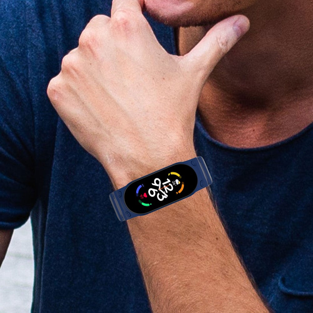 Rigtigt Skøn Silikone Universal Rem passer til Xiaomi Smartwatch - Blå#serie_5