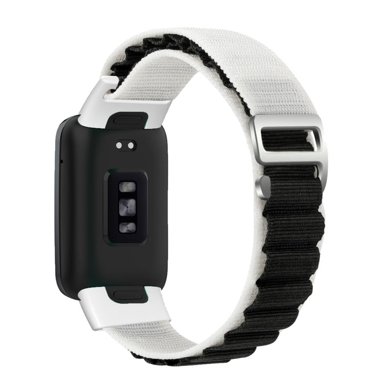 Vildt Rart Nylon Rem passer til Xiaomi Mi Band 7 Pro - Hvid#serie_3