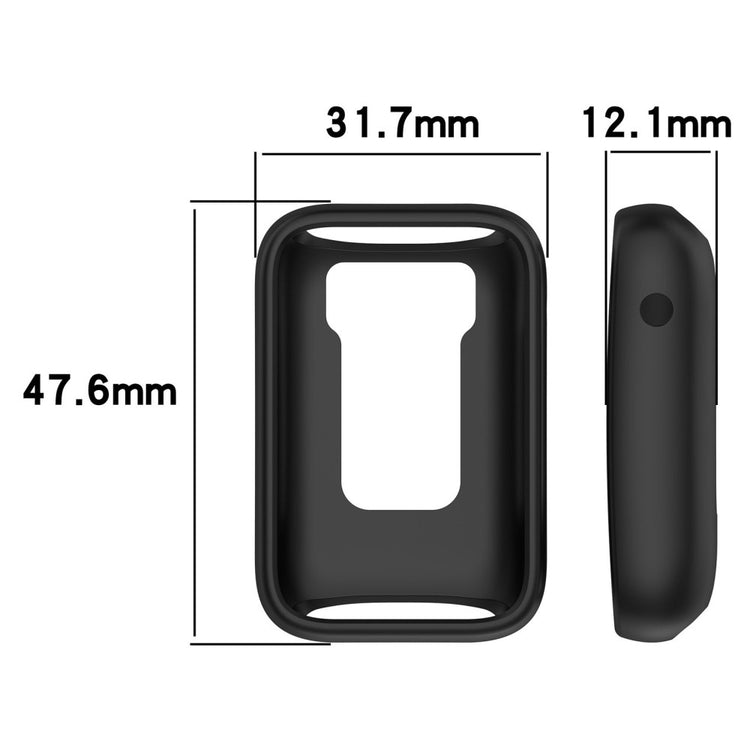 Fed Silikone Cover passer til Xiaomi Mi Band 7 Pro - Grøn#serie_12