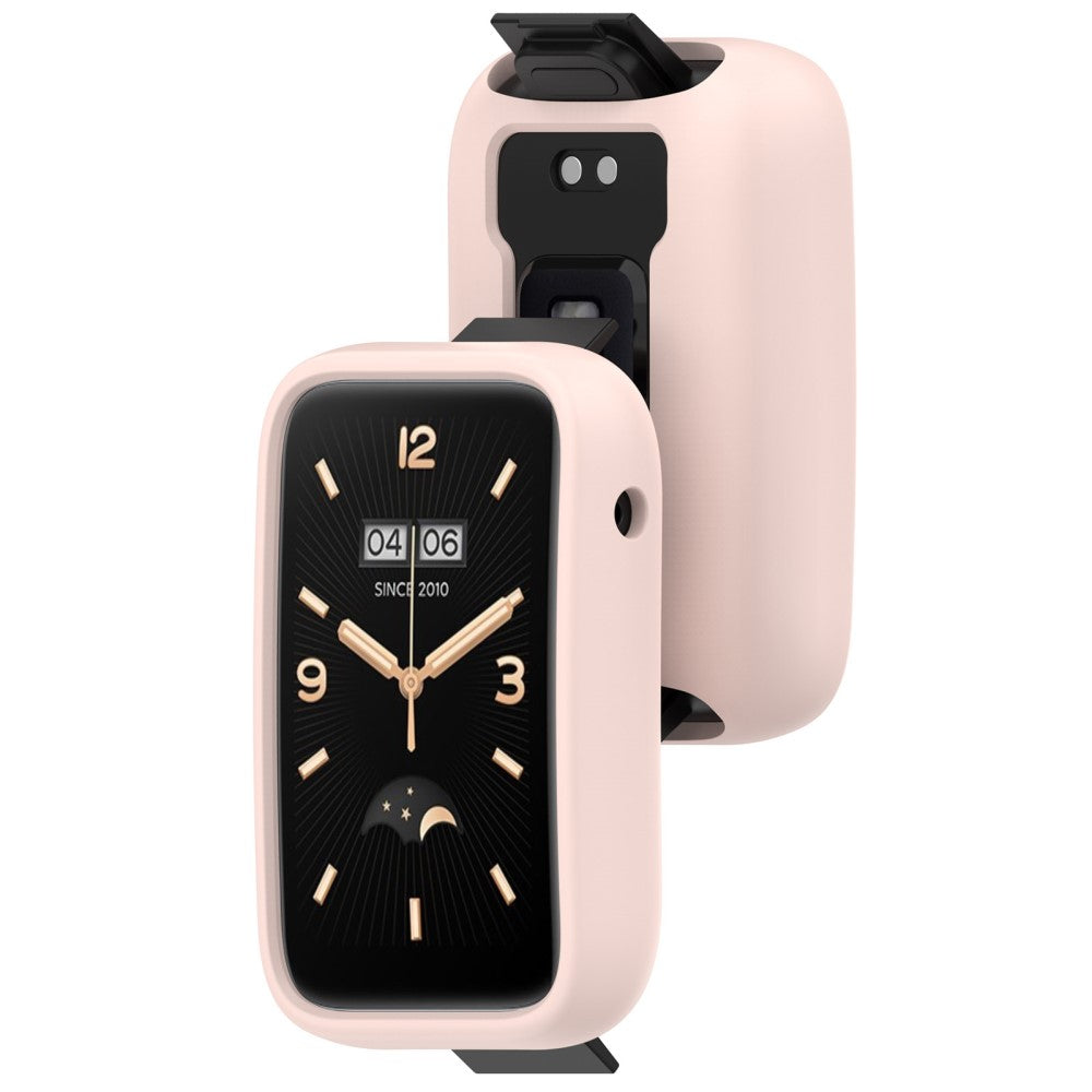 Fed Silikone Cover passer til Xiaomi Mi Band 7 Pro - Pink#serie_13