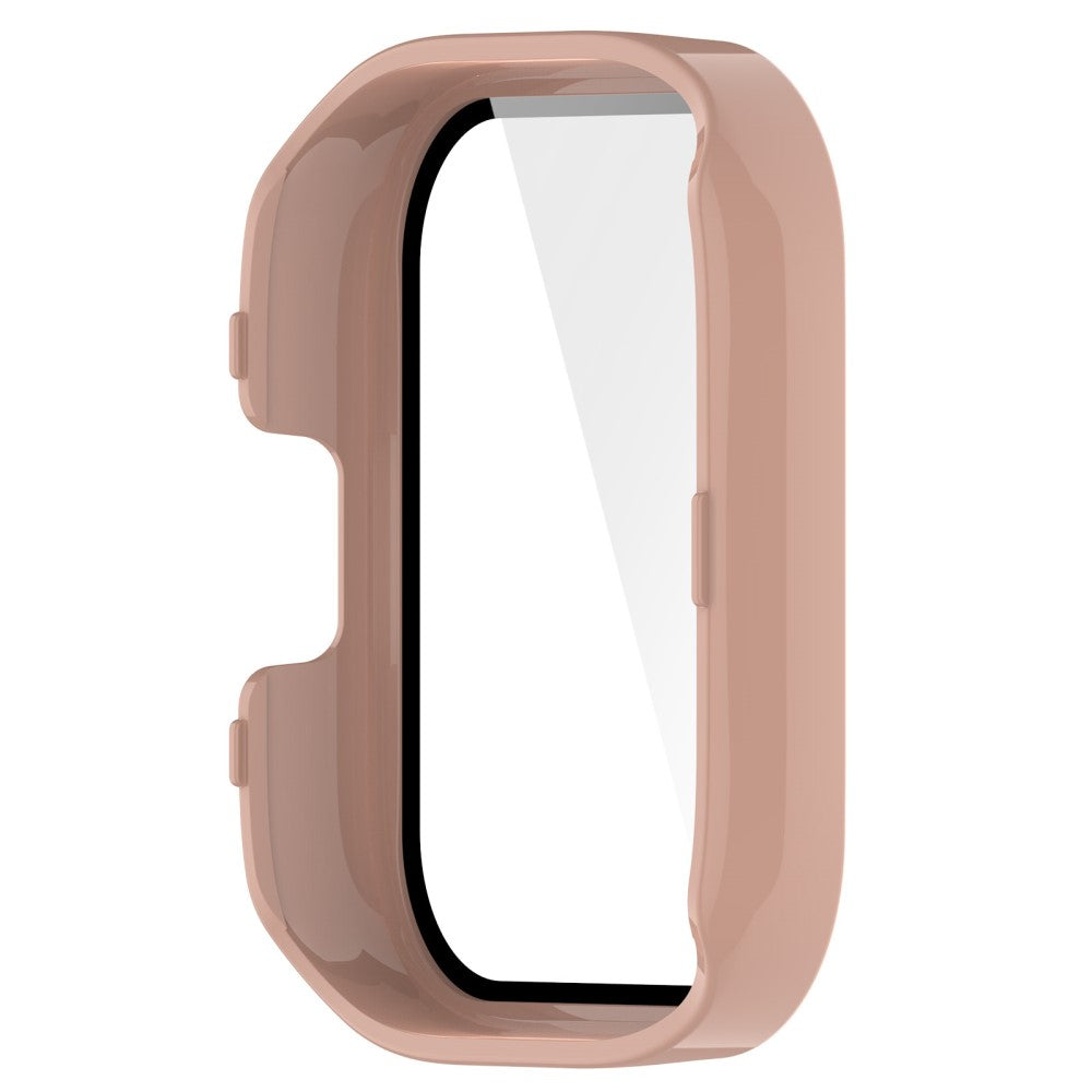 Meget Fint Xiaomi Redmi Band 3 Cover med Skærmbeskytter i Plastik og Hærdet Glas - Pink#serie_6