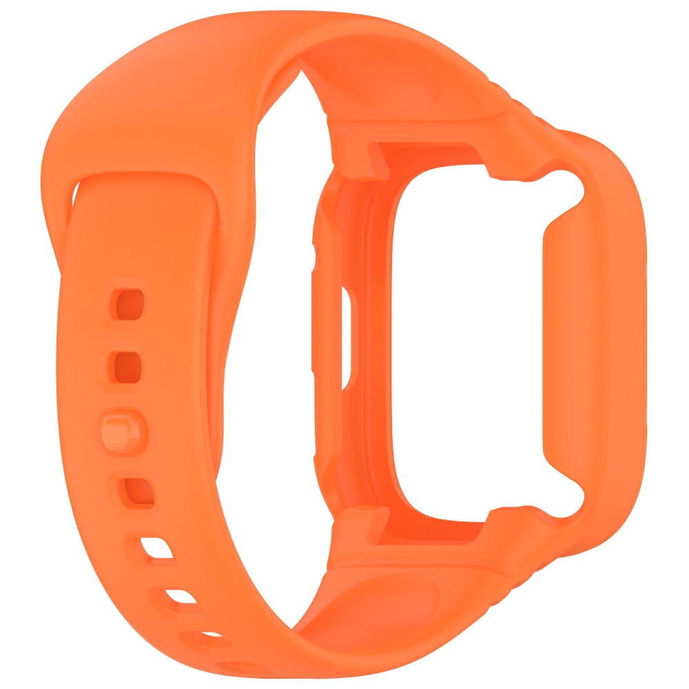 Vildt Elegant Silikone Rem passer til Xiaomi Redmi Watch 3 - Orange#serie_4