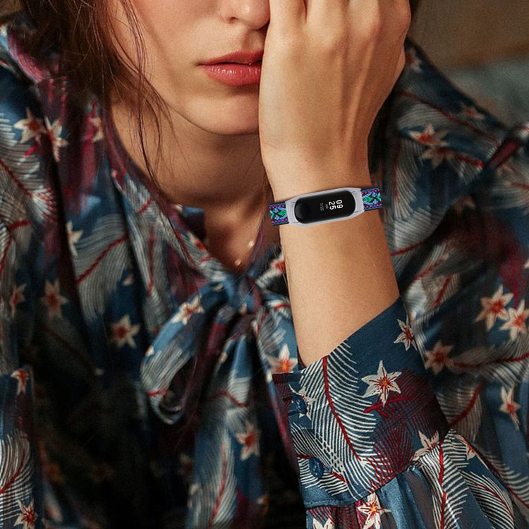 Meget Fantastisk Nylon Rem passer til Xiaomi Smart Band 8 - Blå#serie_17