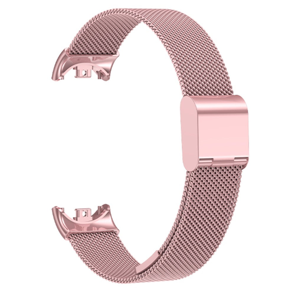 Meget Elegant Metal Rem passer til Xiaomi Smart Band 8 - Pink#serie_3