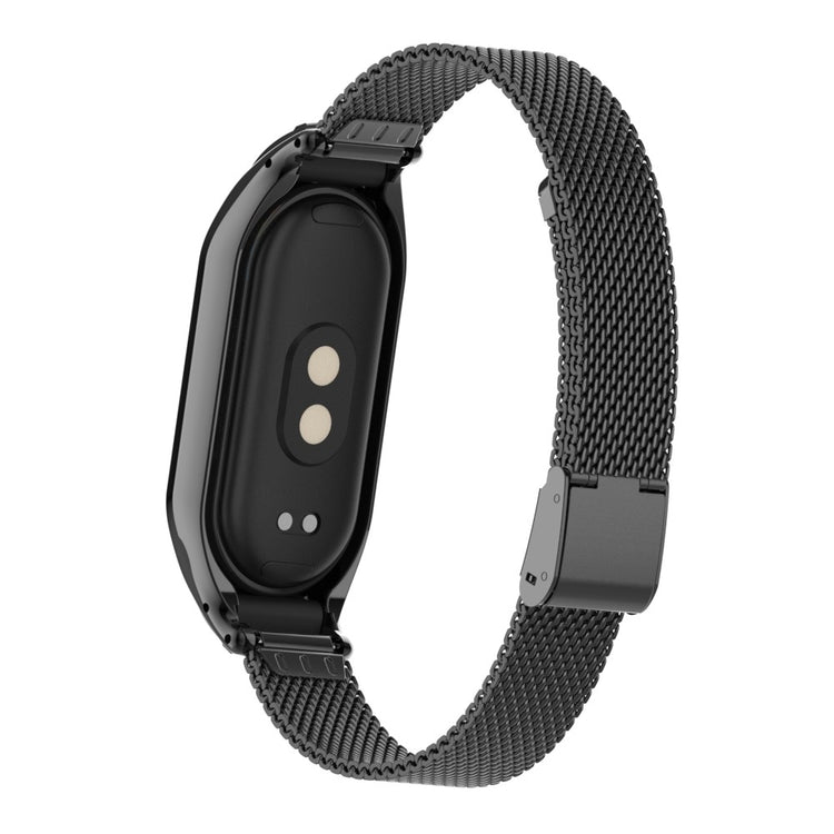 Godt Metal Cover passer til Xiaomi Smart Band 8 - Sort#serie_3