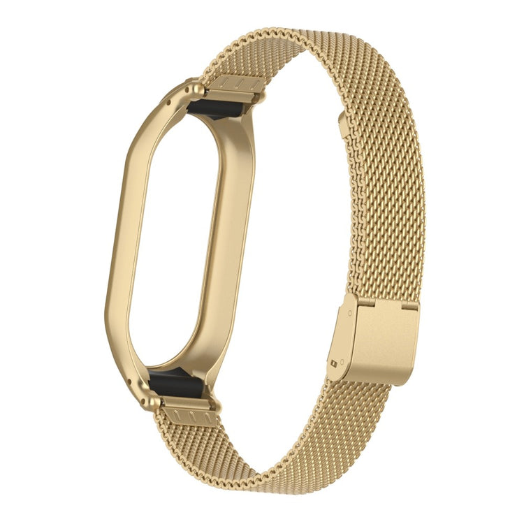 Godt Metal Cover passer til Xiaomi Smart Band 8 - Guld#serie_5