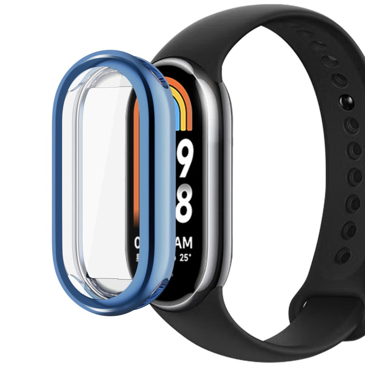 Godt Silikone Cover passer til Xiaomi Smart Band 8 - Blå#serie_3