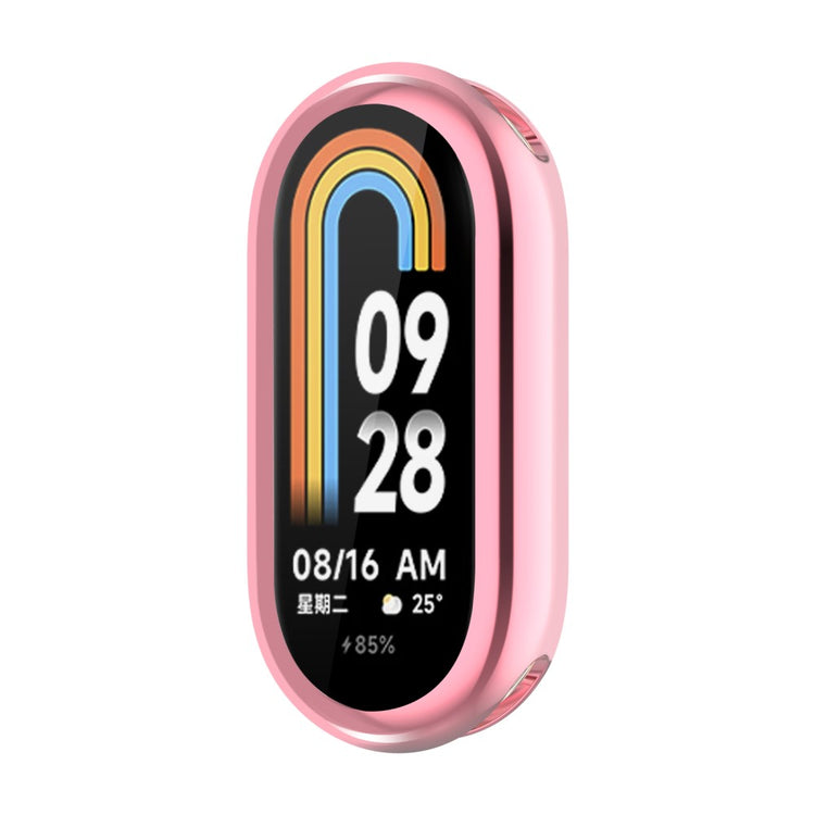 Godt Silikone Cover passer til Xiaomi Smart Band 8 - Pink#serie_4