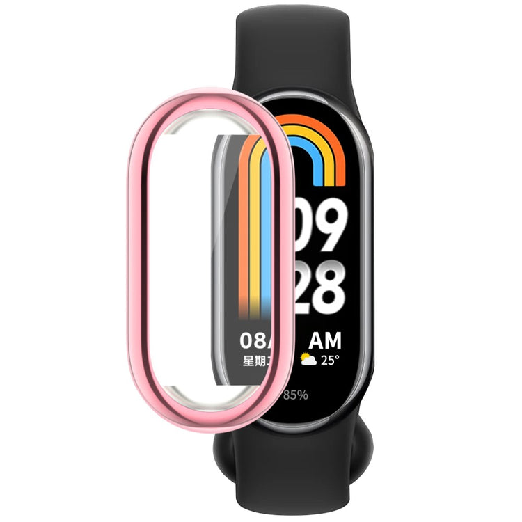 Godt Silikone Cover passer til Xiaomi Smart Band 8 - Pink#serie_4