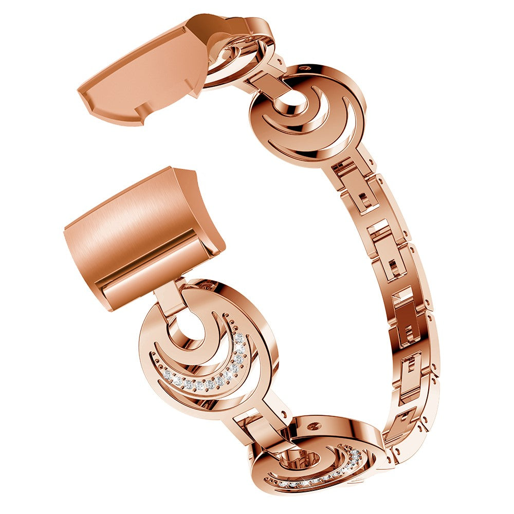 Meget Komfortabel Metal Rem passer til Fitbit Charge 2 - Pink#serie_2