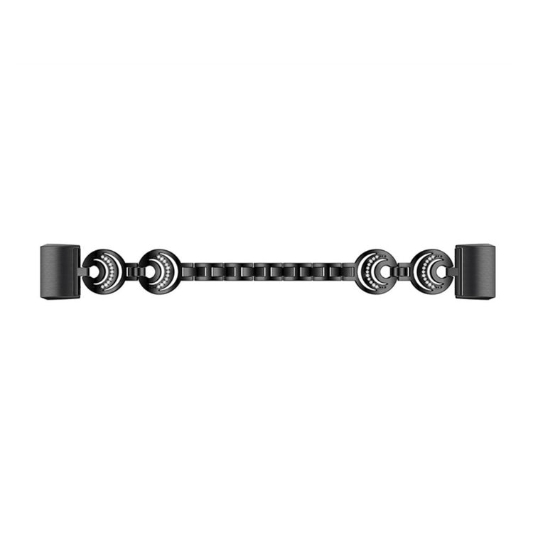Meget Komfortabel Metal Rem passer til Fitbit Charge 2 - Sort#serie_3