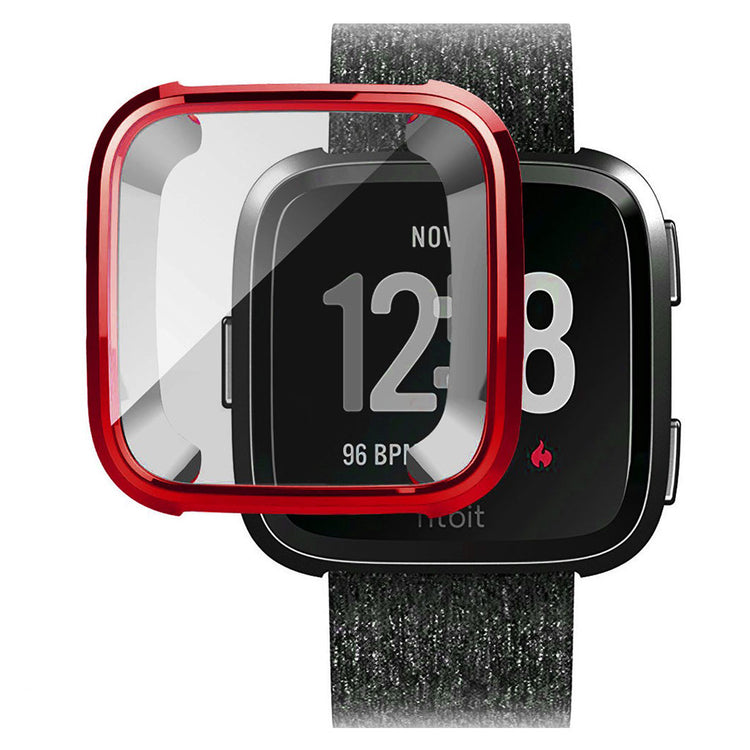 Godt Fitbit Versa Silikone Cover - Rød#serie_3