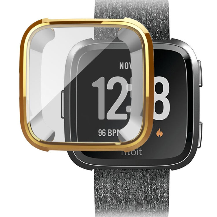 Godt Fitbit Versa Silikone Cover - Guld#serie_6