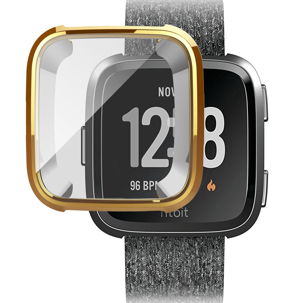 Godt Fitbit Versa Silikone Cover - Guld#serie_6