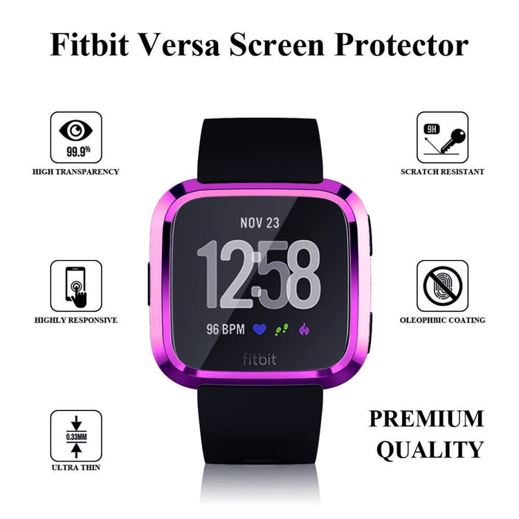 Godt Fitbit Versa Silikone Cover - Lilla#serie_8