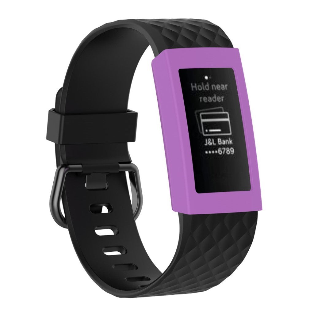 Meget Fed Fitbit Charge 3 Silikone Cover - Lilla#serie_1