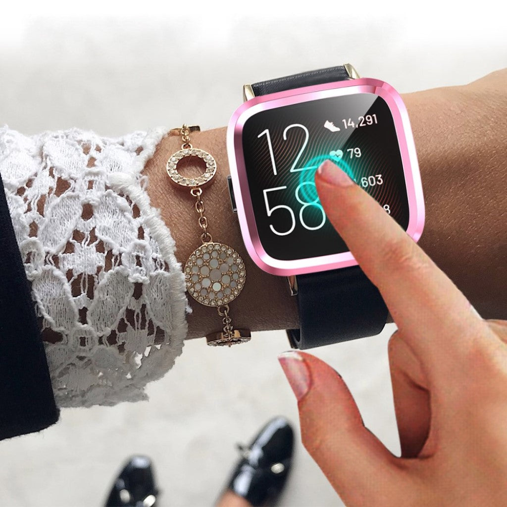 Rigtigt Godt Fitbit Versa 2 Silikone Cover - Pink#serie_6