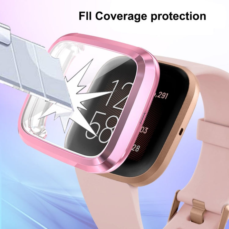 Vildt Fint Fitbit Versa 2 Silikone Cover - Pink#serie_4